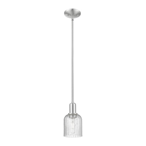 Innovations Bridal Veil 1Lt 5" Stem Mini Pendant, SN/Seed - 716-1S-SN-G559-5SDY