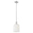 Innovations Bridal Veil 8" Stem Mini Pendant, SN/White - 716-1S-SN-G559-8GWH