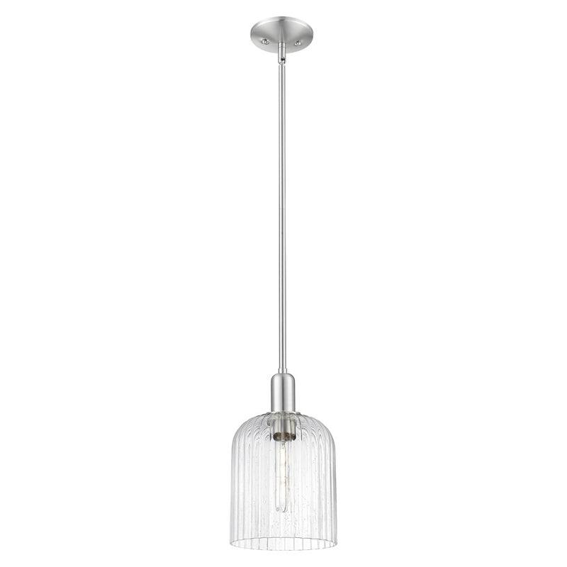 Innovations Bridal Veil 8" Stem Mini Pendant, SN/Seedy - 716-1S-SN-G559-8SDY