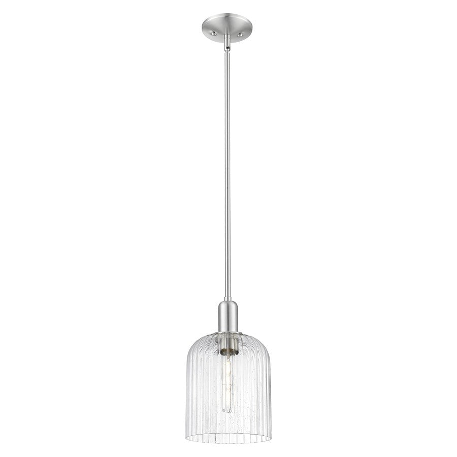 Innovations Bridal Veil 8" Stem Mini Pendant, SN/Seedy - 716-1S-SN-G559-8SDY