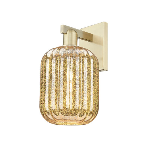 Innovations Preston 1Lt 7" Jar Sconce, AB/Mercury - 716-1W-AB-G460-7ME