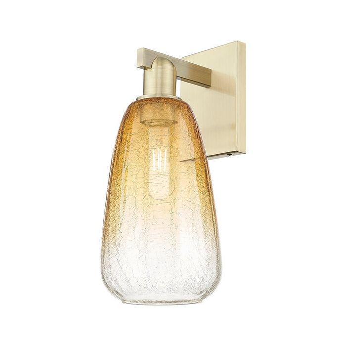 Innovations Brookhaven Almond 1Lt 6" Sconce, AB/Amber - 716-1W-AB-G480-6AM
