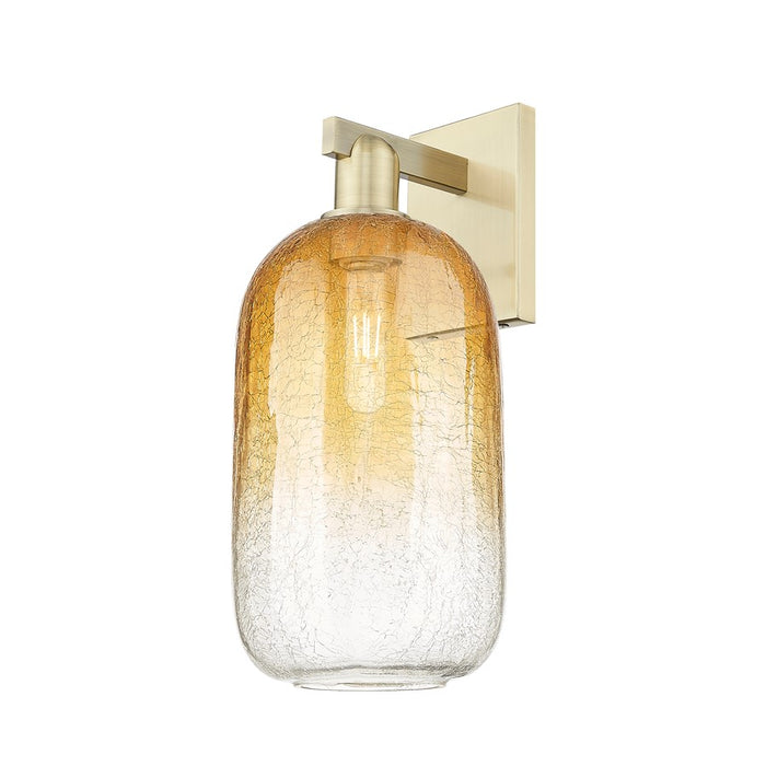 Innovations Brookhaven Cloche 1Lt 7" Sconce, AB/Amber - 716-1W-AB-G482-7AM