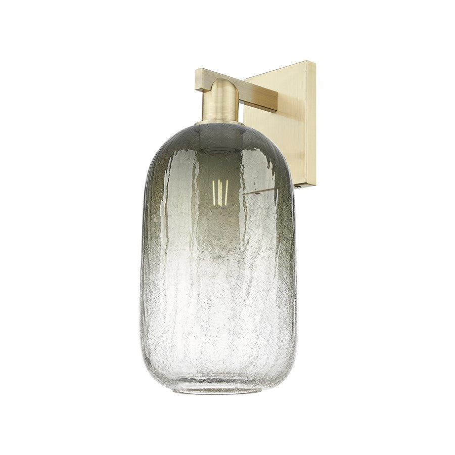 Innovations Brookhaven Cloche 1Lt 7" Sconce, AB/Slate - 716-1W-AB-G482-7SL