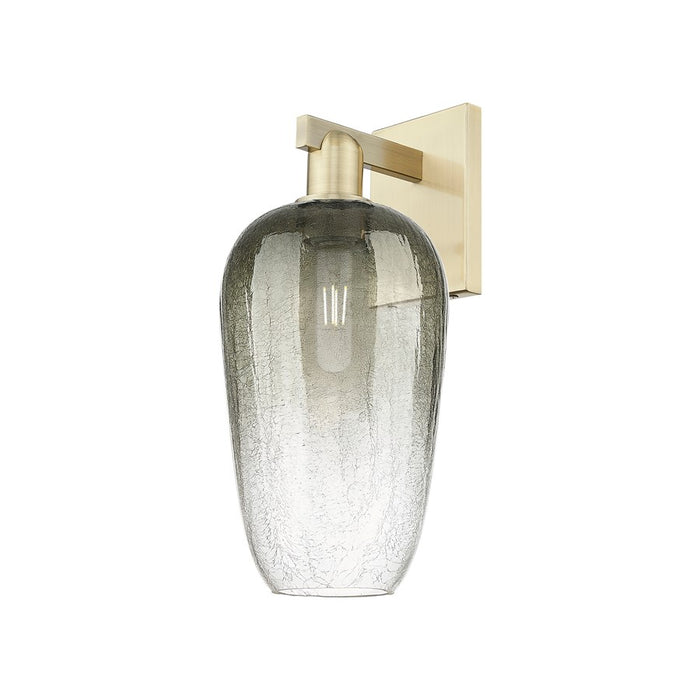 Innovations Brookhaven Flute 1Lt 7" Sconce, AB/Slate