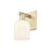 Innovations Bridal Veil 1Lt 5" Sconce, AB/Gloss White - 716-1W-AB-G559-5GWH