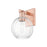 Innovations Preston 1Lt 7" Globe Wall Sconce, Copper/Clear - 716-1W-AC-G458-7CL