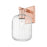 Innovations Preston 1Lt 7" Jar Wall Sconce, Copper/Clear - 716-1W-AC-G460-7CL