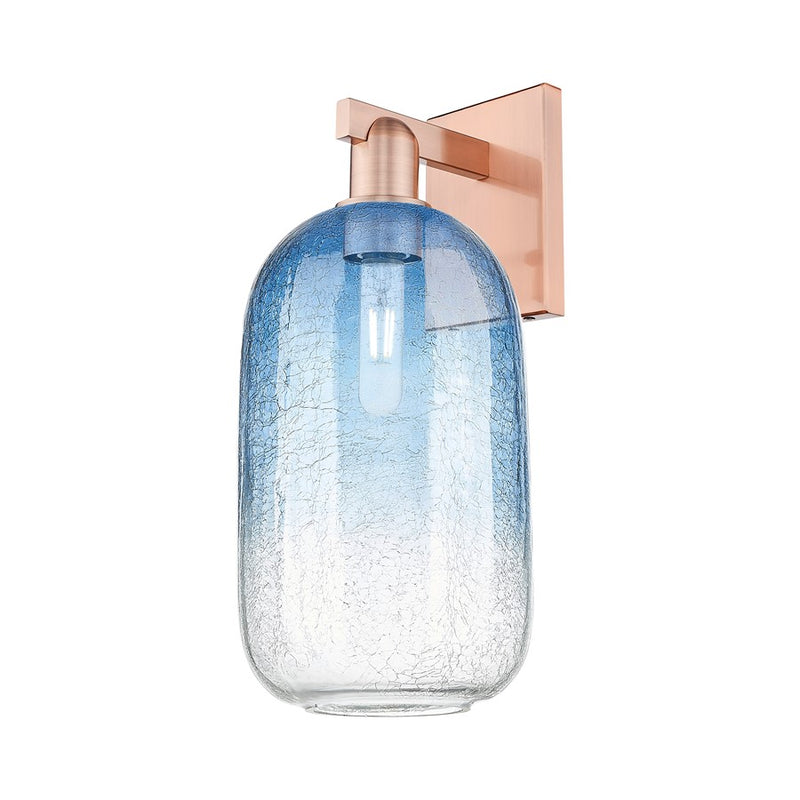 Innovations Brookhaven Cloche 1Lt 7" Sconce, Copper/SB - 716-1W-AC-G482-7SB