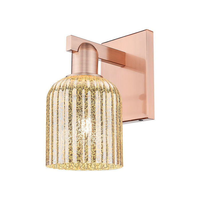 Innovations Bridal Veil 1Lt 5" Wall Sconce, Copper/Mercury
