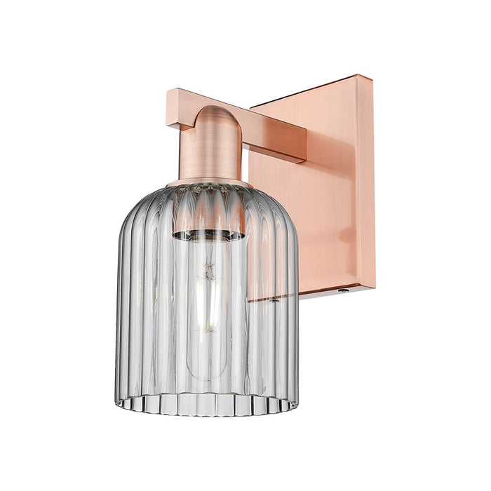 Innovations Bridal Veil 1Lt 5" Wall Sconce, Copper/Smoke
