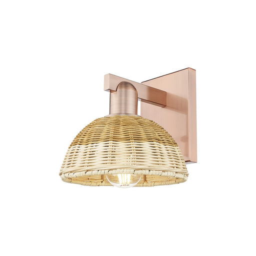 Innovations NB Dome 1Lt 7" Sconce, Copper/Nat - 716-1W-AC-NBD2-75-NAT