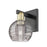 Innovations Athens Deco Swirl 1Lt 6" Sconce, BKBS/SDS