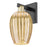 Innovations Preston 1Lt 6" Flute Sconce, BKBS/Mercury - 716-1W-BAB-G457-6ME