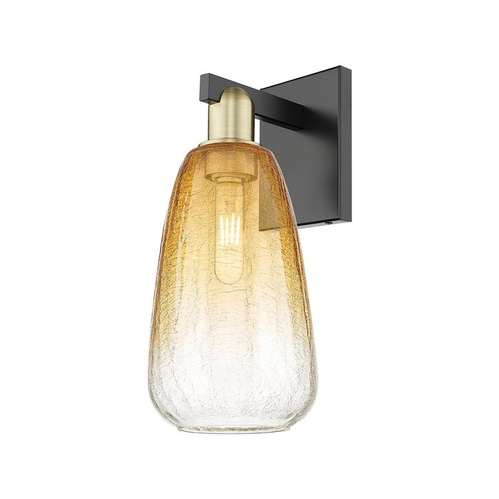 Innovations Brookhaven Almond 1Lt 6" Sconce, BKBS/Amber - 716-1W-BAB-G480-6AM