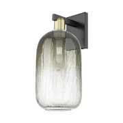 Innovations Brookhaven Cloche 1Lt 7" Sconce, BKBS/Slate - 716-1W-BAB-G482-7SL