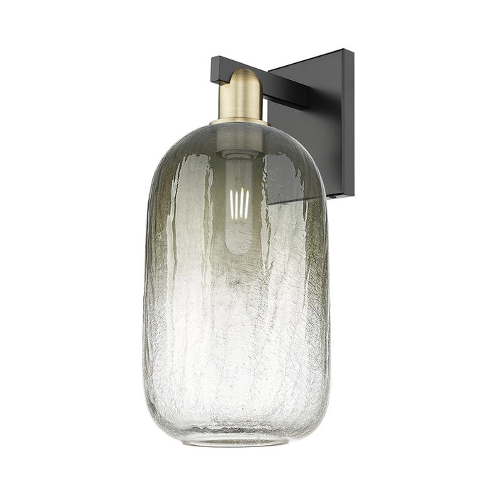 Innovations Brookhaven Cloche 1Lt 7" Sconce, BKBS/Slate - 716-1W-BAB-G482-7SL