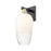 Innovations Brookhaven Flute 1Lt 7" Sconce, BKBS/Opal - 716-1W-BAB-G484-7OP