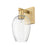 Innovations Preston 1Lt 6" Flute Sconce, BB/Clear - 716-1W-BB-G457-6CL