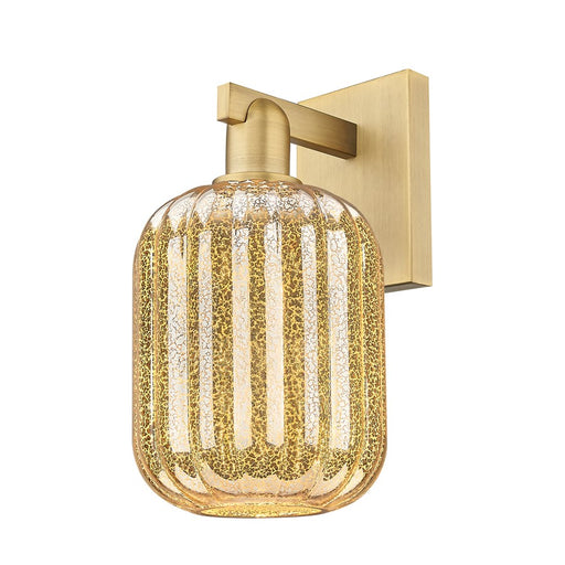 Innovations Preston 1Lt 7" Jar Sconce, BB/Mercury - 716-1W-BB-G460-7ME