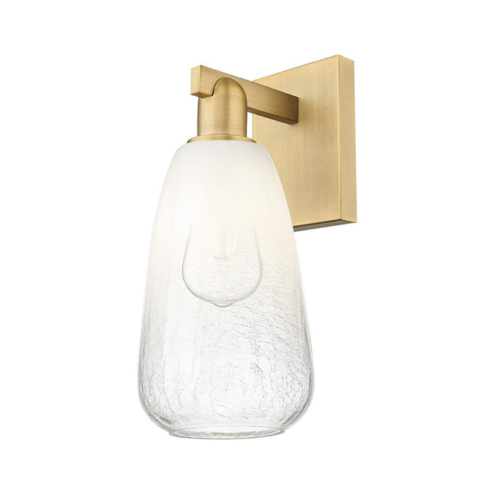 Innovations Brookhaven Almond 1Lt 6" Sconce, BB/Opal - 716-1W-BB-G480-6OP