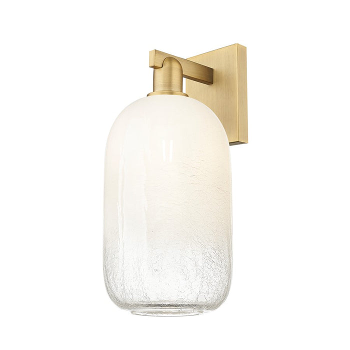 Innovations Brookhaven Cloche 1Lt 7" Sconce, Brushed Brass/Opal