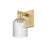 Innovations Bridal Veil 1Lt 5" Sconce, Brushed Brass/Seed - 716-1W-BB-G559-5SDY