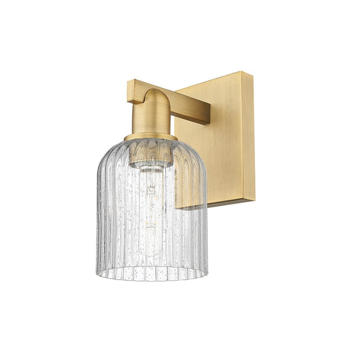 Innovations Bridal Veil 1Lt 5" Sconce, Brushed Brass/Seed - 716-1W-BB-G559-5SDY