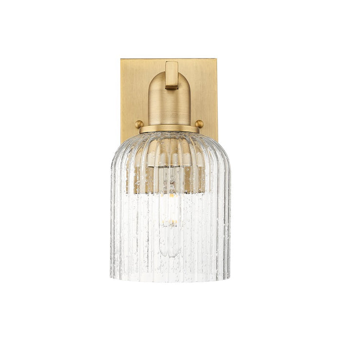 Innovations Bridal Veil 1Lt 5" Sconce, Brushed Brass/Seed