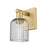 Innovations Bridal Veil 1Lt 5" Sconce, Brushed Brass/Smoke - 716-1W-BB-G559-5SM