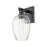 Innovations Preston 1Lt 6" Flute Wall Sconce, Black/Clear