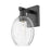 Innovations Preston 1Lt 6" Bell Wall Sconce, Black/Clear