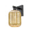 Innovations Preston 1Lt 7" Jar Wall Sconce, Black/Mercury