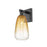 Innovations Brookhaven Almond 1Lt 6" Sconce, Black/Amber