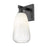 Innovations Brookhaven Almond 1Lt 6" Sconce, Black/Opal