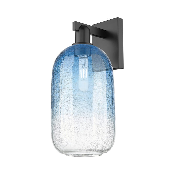 Innovations Brookhaven Cloche 1Lt 7" Sconce, Black/SB - 716-1W-BK-G482-7SB