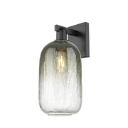 Innovations Brookhaven Cloche 1Lt 7" Sconce, Black/Slate - 716-1W-BK-G482-7SL