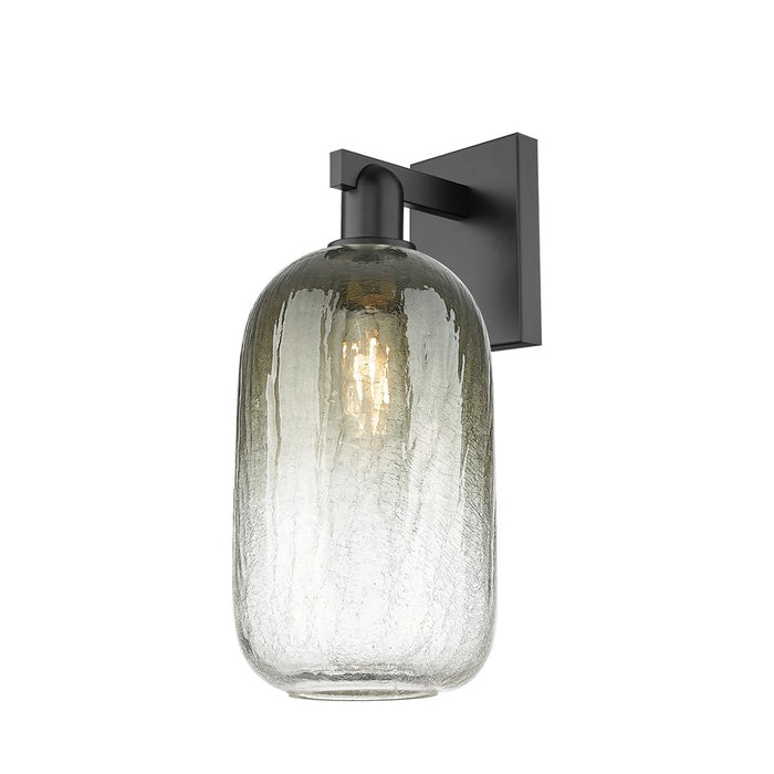 Innovations Brookhaven Cloche 1Lt 7" Sconce, Black/Slate