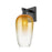 Innovations Brookhaven Flute 1Lt 7" Sconce, Black/Amber