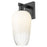 Innovations Brookhaven Flute 1Lt 7" Wall Sconce, Black/Opal - 716-1W-BK-G484-7OP