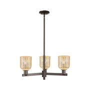 Innovations Bridal Veil 1Lt 5" Wall Sconce, Black/Mercury - 716-1W-BK-G559-5ME