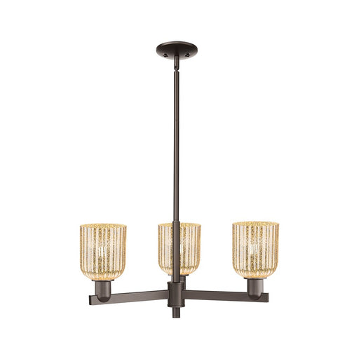 Innovations Bridal Veil 1Lt 5" Wall Sconce, Black/Mercury