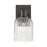 Innovations Bridal Veil 1Lt 5" Wall Sconce, Black/Seedy