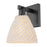 Innovations Natural Ballston Dome 1Lt 7" Sconce, Black/NF - 716-1W-BK-NBD-75-NAT