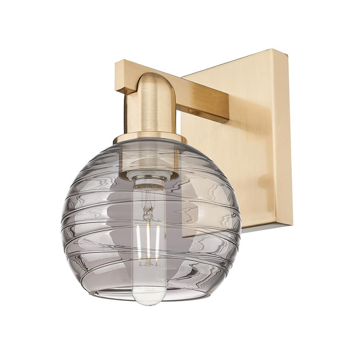 Innovations Athens Deco Swirl 1Lt 6" Sconce, CB/Smoke