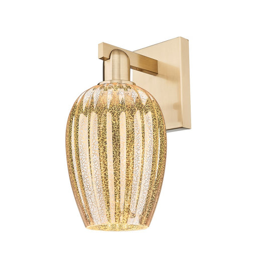 Innovations Preston 1Lt 6" Flute Sconce, CBZ/Mercury