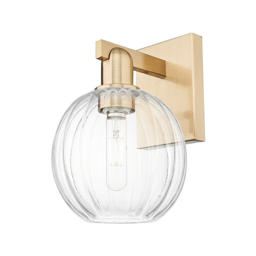 Innovations Preston 1Lt 7" Globe Sconce, CBZ/Clear - 716-1W-CB-G458-7CL