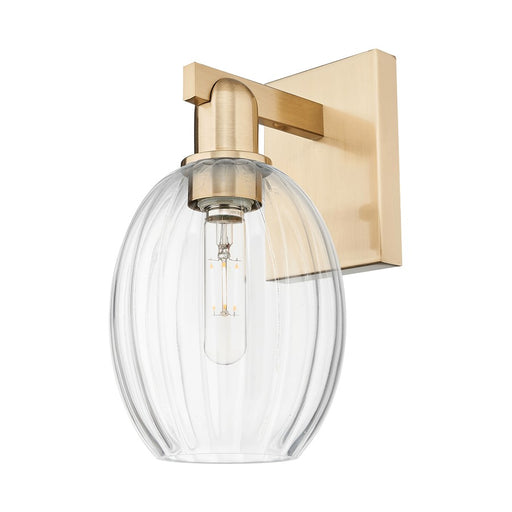 Innovations Preston 1Lt 6" Bell Sconce, CBZ/Clear