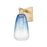 Innovations Brookhaven Almond 1Lt 6" Sconce, CBZ/Clear - 716-1W-CB-G480-6SB