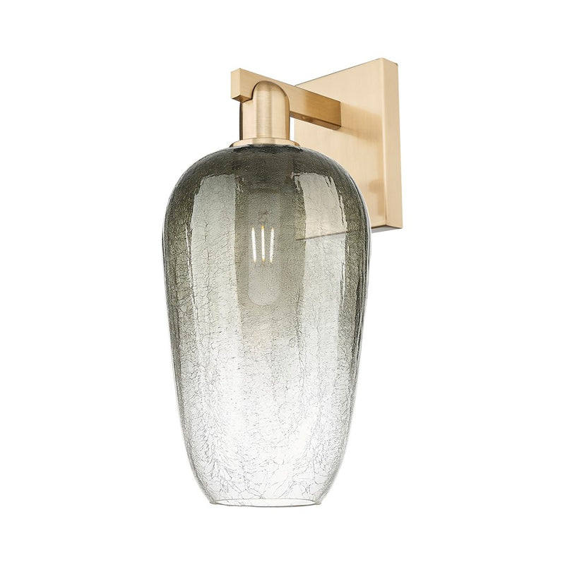 Innovations Brookhaven Flute 1Lt 7" Sconce, CBZ/Slate - 716-1W-CB-G484-7SL